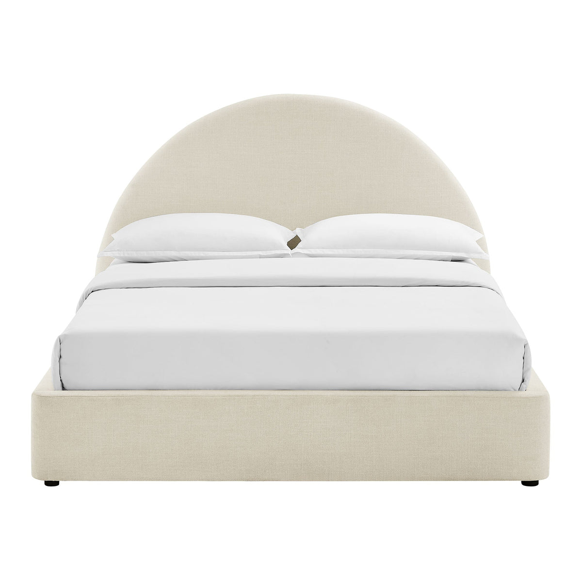 Resort Queen Arched Upholstered Fabric Storage Platform Bed Frame by Modway