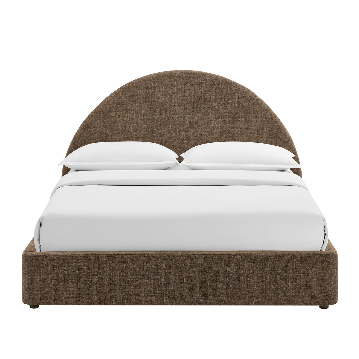 Resort Queen Arched Upholstered Fabric Storage Platform Bed Frame by Modway