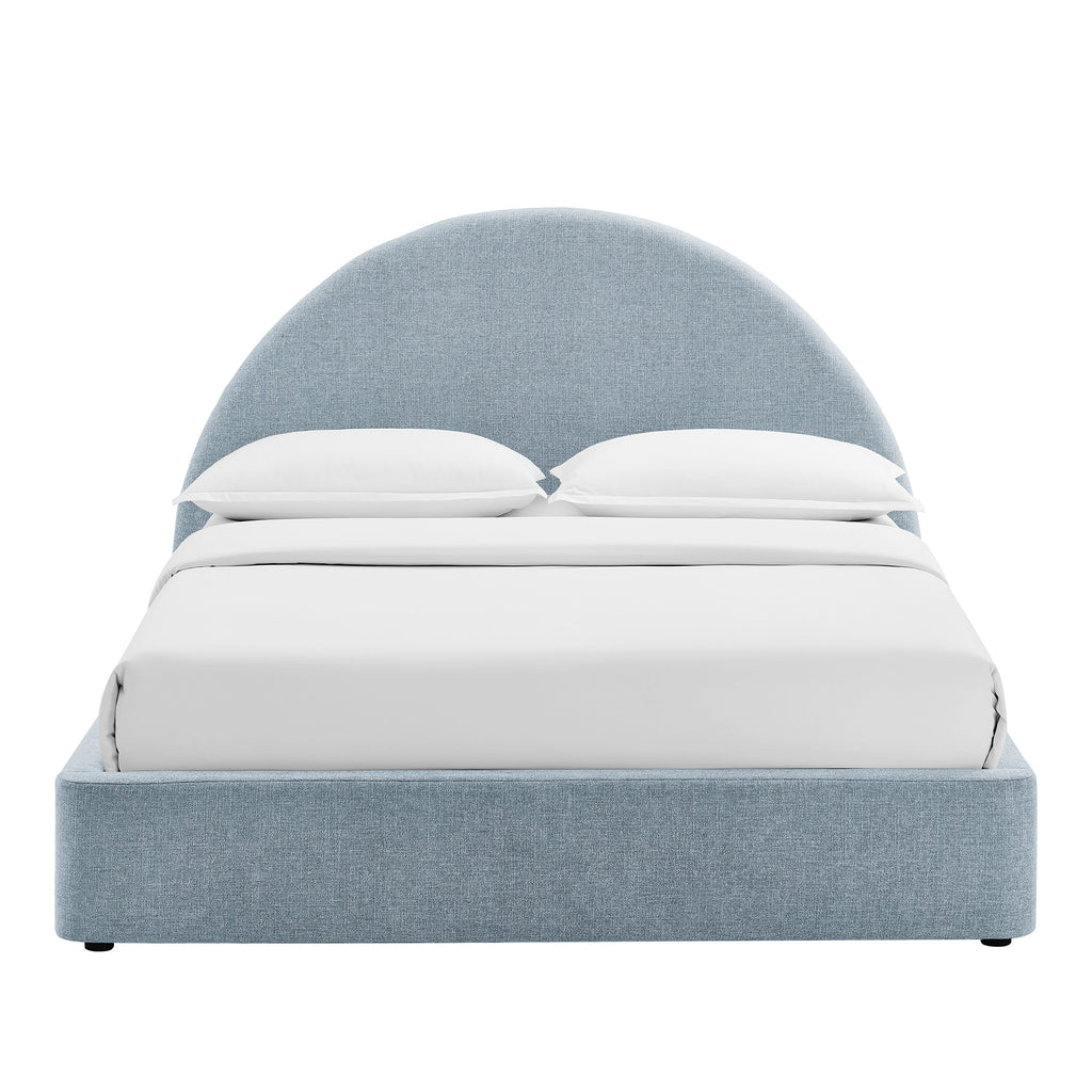 Resort Queen Arched Upholstered Fabric Storage Platform Bed Frame by Modway