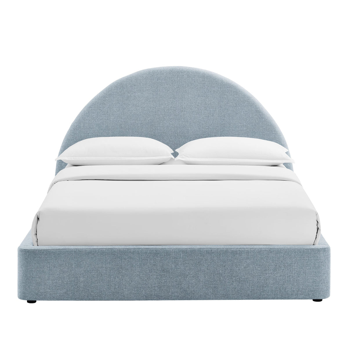 Resort Queen Arched Upholstered Fabric Storage Platform Bed Frame by Modway