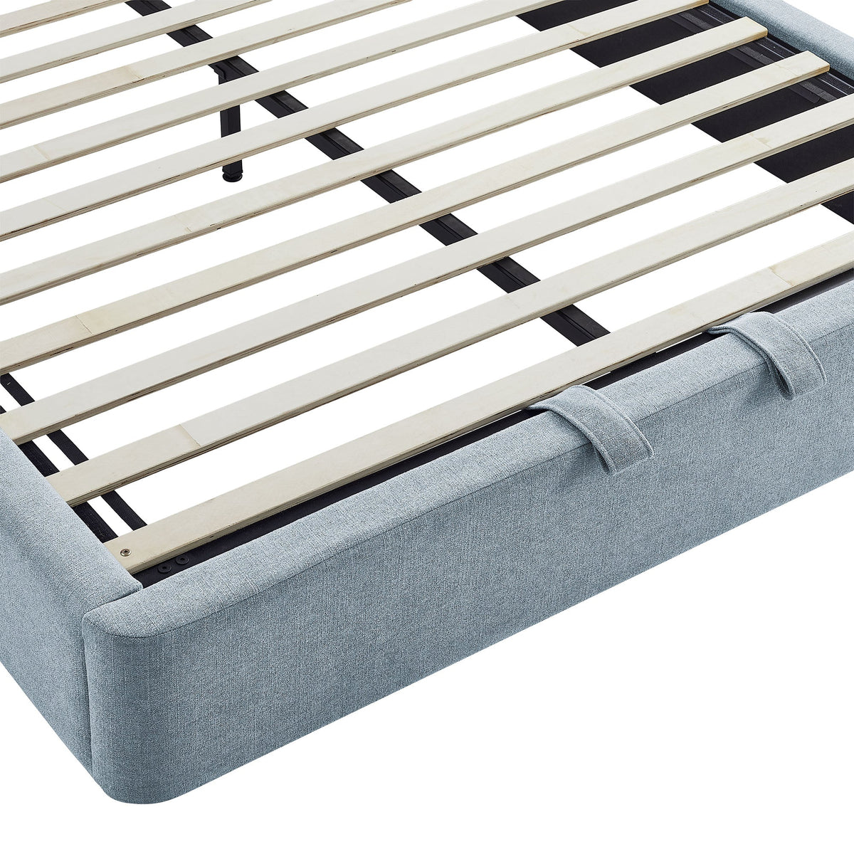 Resort Queen Arched Upholstered Fabric Storage Platform Bed Frame by Modway