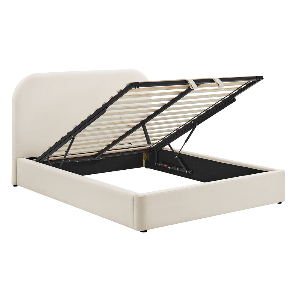 Keynote Full Performance Velvet Storage Platform Bed Frame by Modway