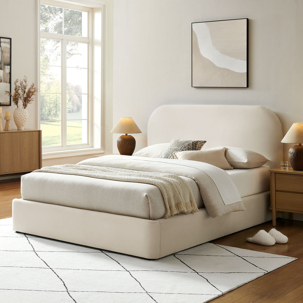 Keynote Full Performance Velvet Storage Platform Bed Frame by Modway