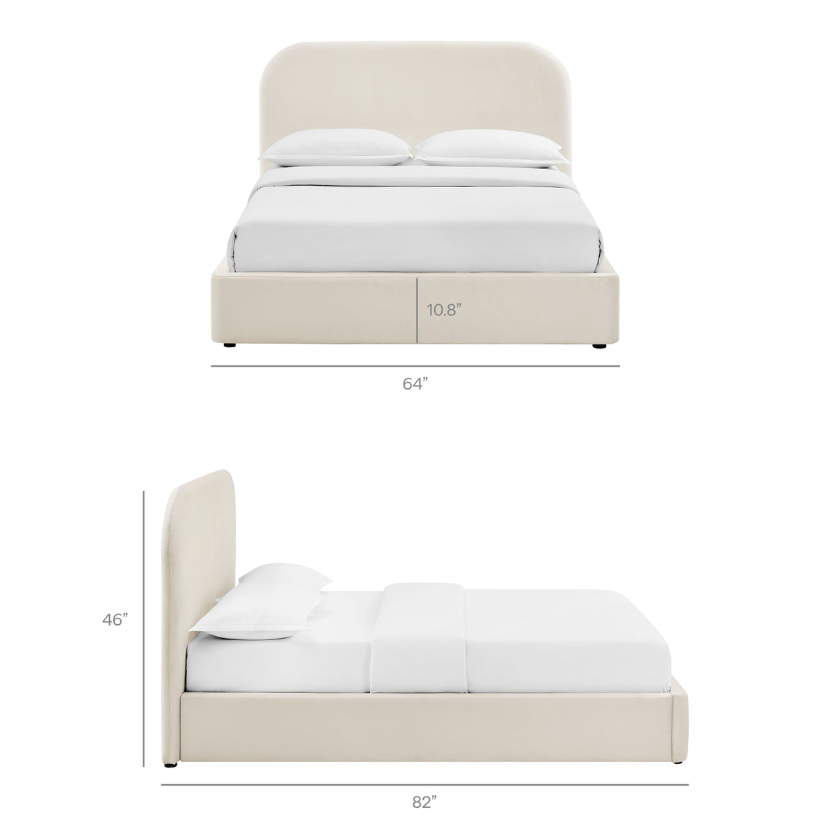 Keynote Full Performance Velvet Storage Platform Bed Frame by Modway
