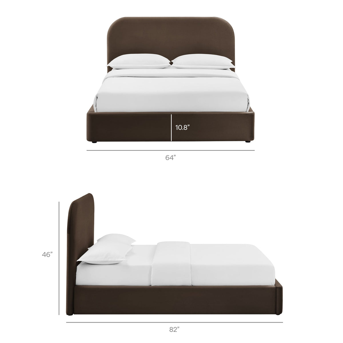 Keynote Full Performance Velvet Storage Platform Bed Frame by Modway