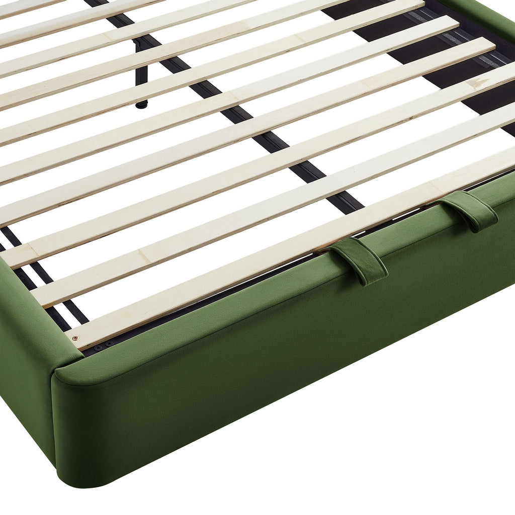 Keynote Full Performance Velvet Storage Platform Bed Frame by Modway