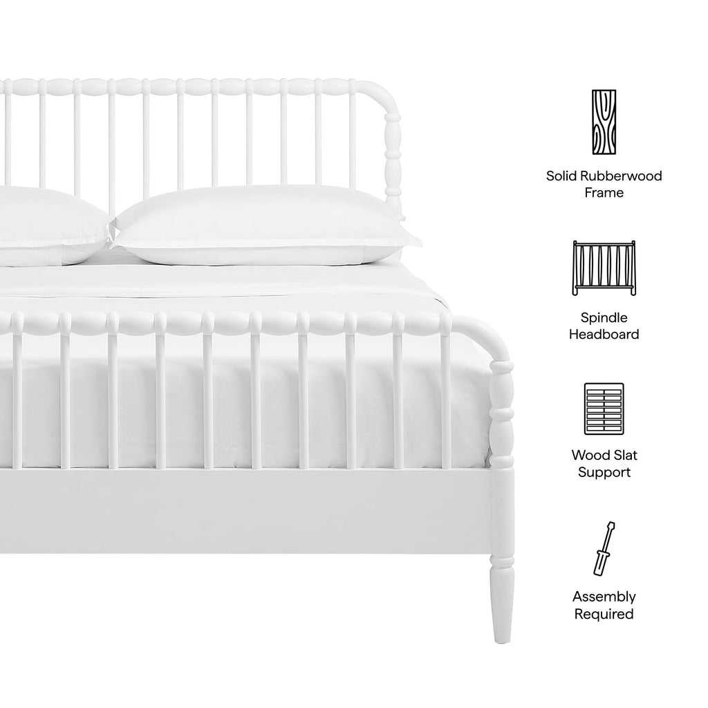 Arlette King Size Wood Spindle Bed Frame by Modway