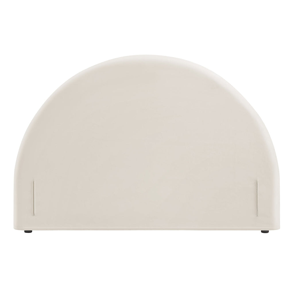 Resort Twin Size Stain-Resistant Performance Velvet Arched Headboard by Modway