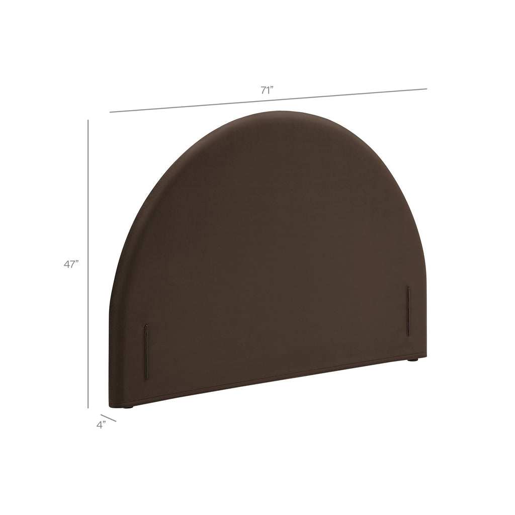 Resort Twin Size Stain-Resistant Performance Velvet Arched Headboard by Modway