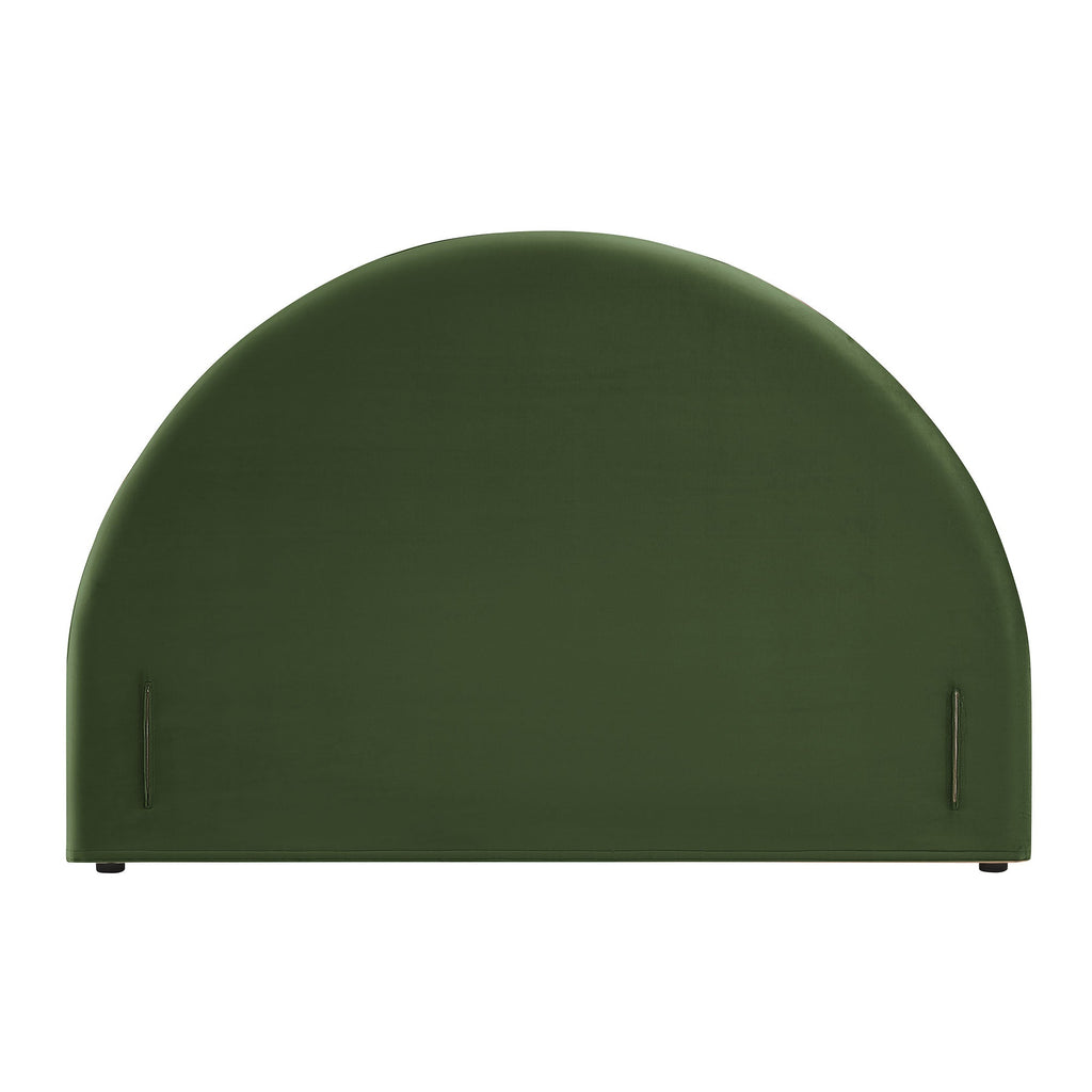 Resort Twin Size Stain-Resistant Performance Velvet Arched Headboard by Modway