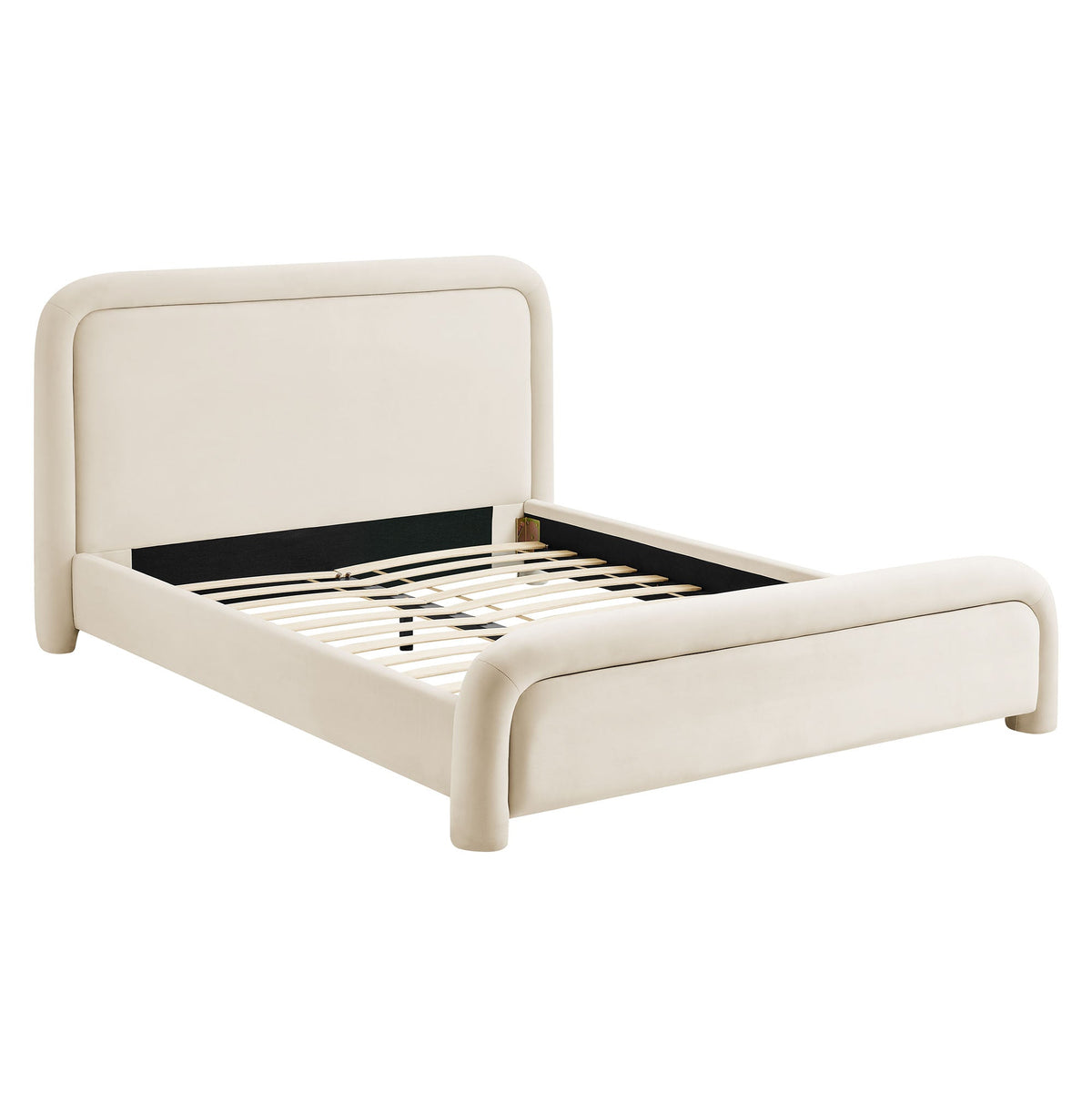 Beck King Performance Velvet Platform Bed by Modway