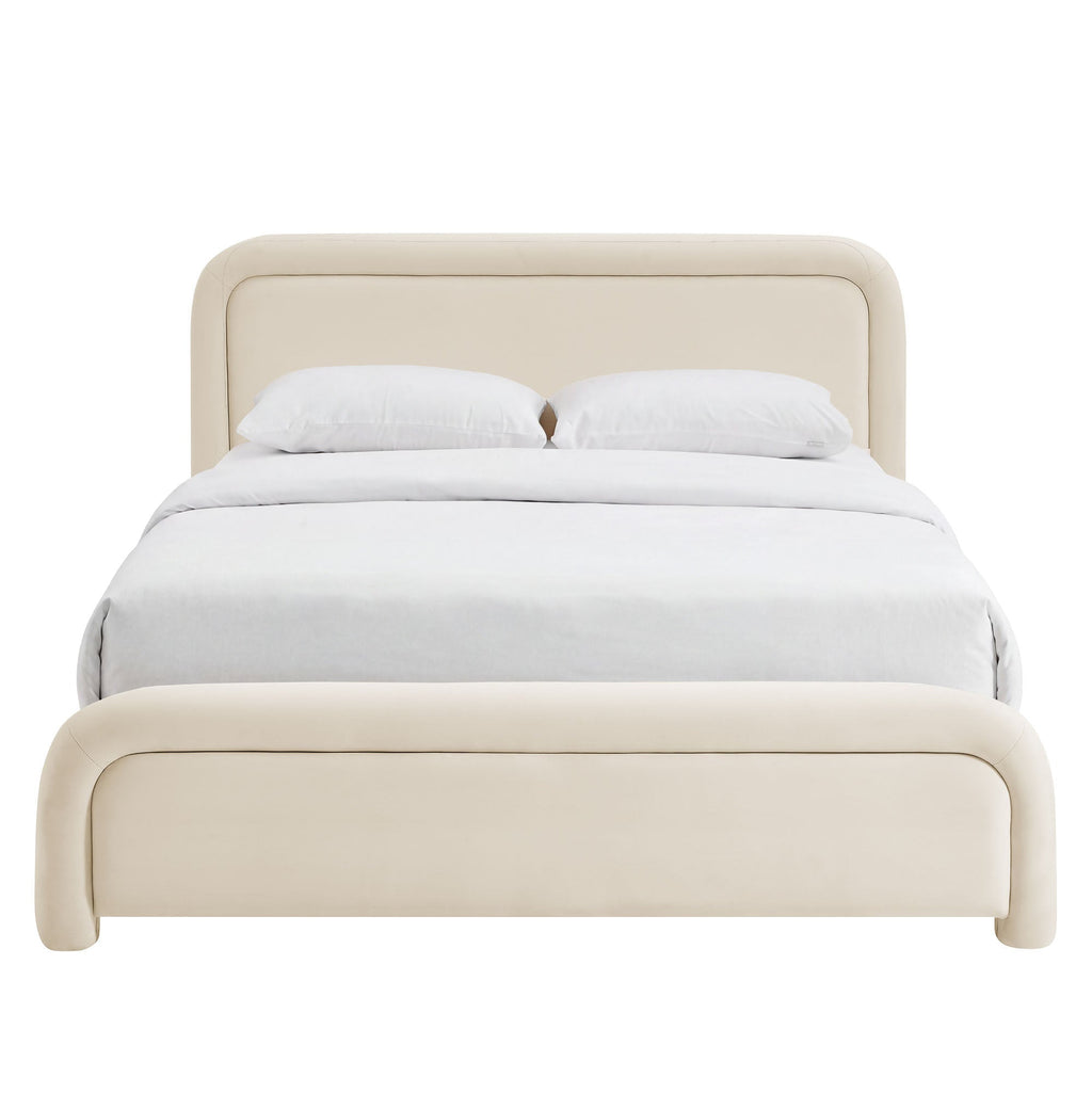 Beck King Performance Velvet Platform Bed by Modway