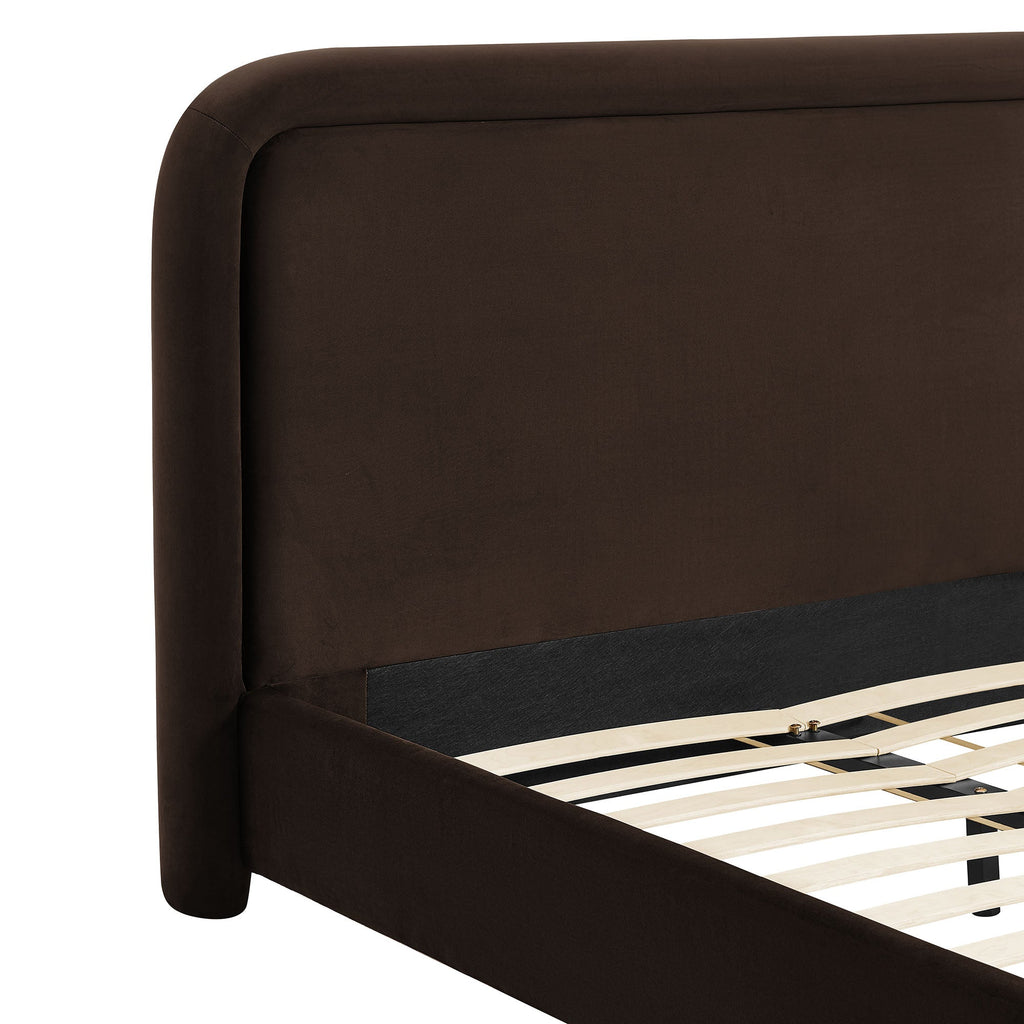 Beck King Performance Velvet Platform Bed by Modway
