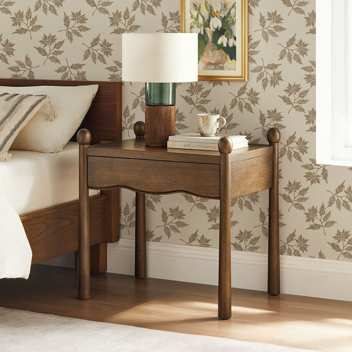 Darcy Wood Nightstand or Side Table by Modway
