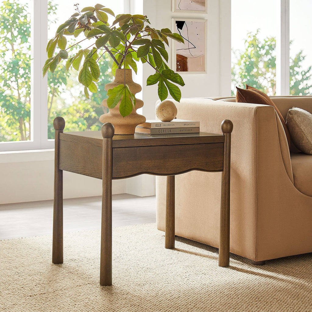 Darcy Wood Nightstand or Side Table by Modway