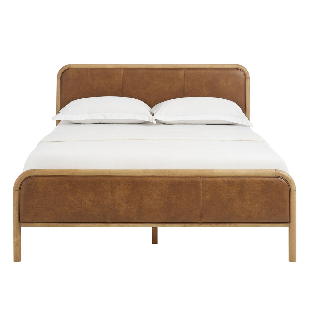 Wexford Vegan Leather Queen Platform Bed by Modway