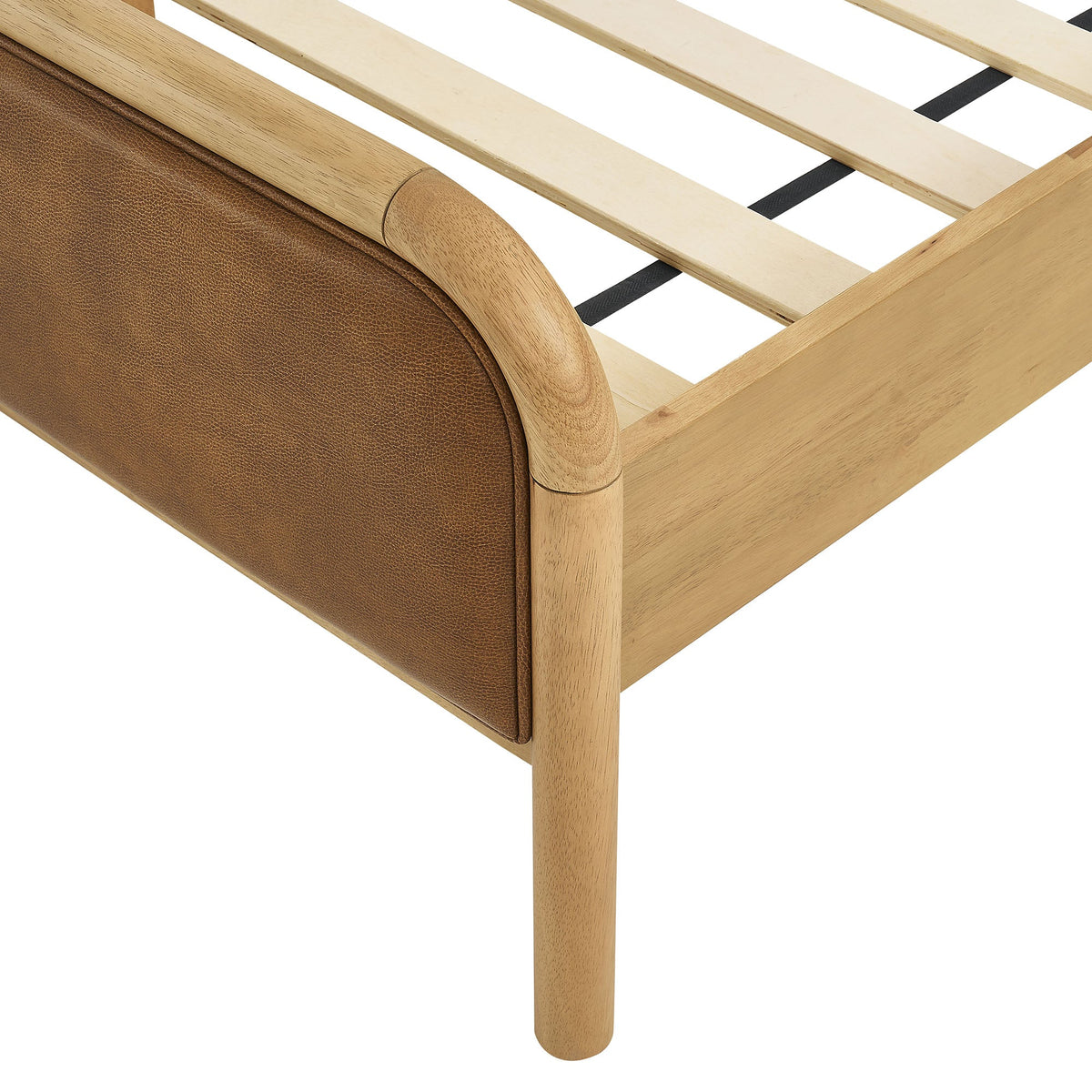 Wexford Vegan Leather Queen Platform Bed by Modway