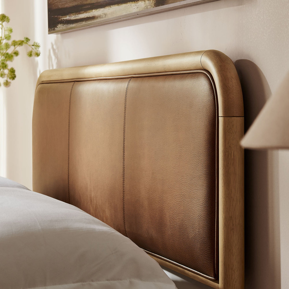 Wexford Vegan Leather Queen Platform Bed by Modway