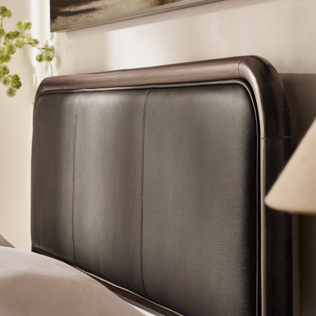 Wexford Vegan Leather Queen Platform Bed by Modway