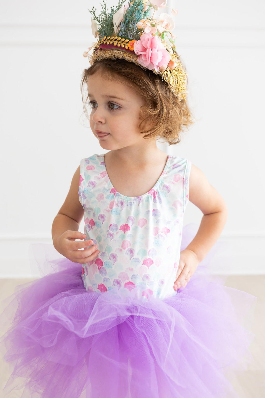 SALE Mermaid Scales Tank Tutu Leotard