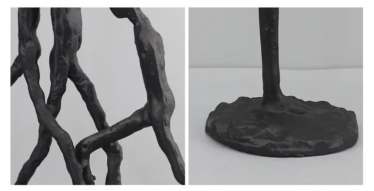 Modern Walking Human Figurines Sculpture