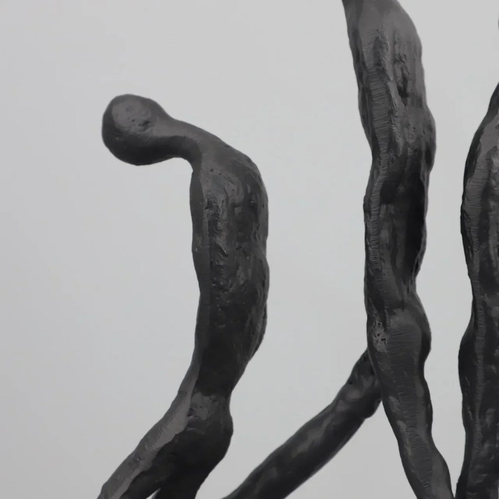 Modern Walking Human Figurines Sculpture