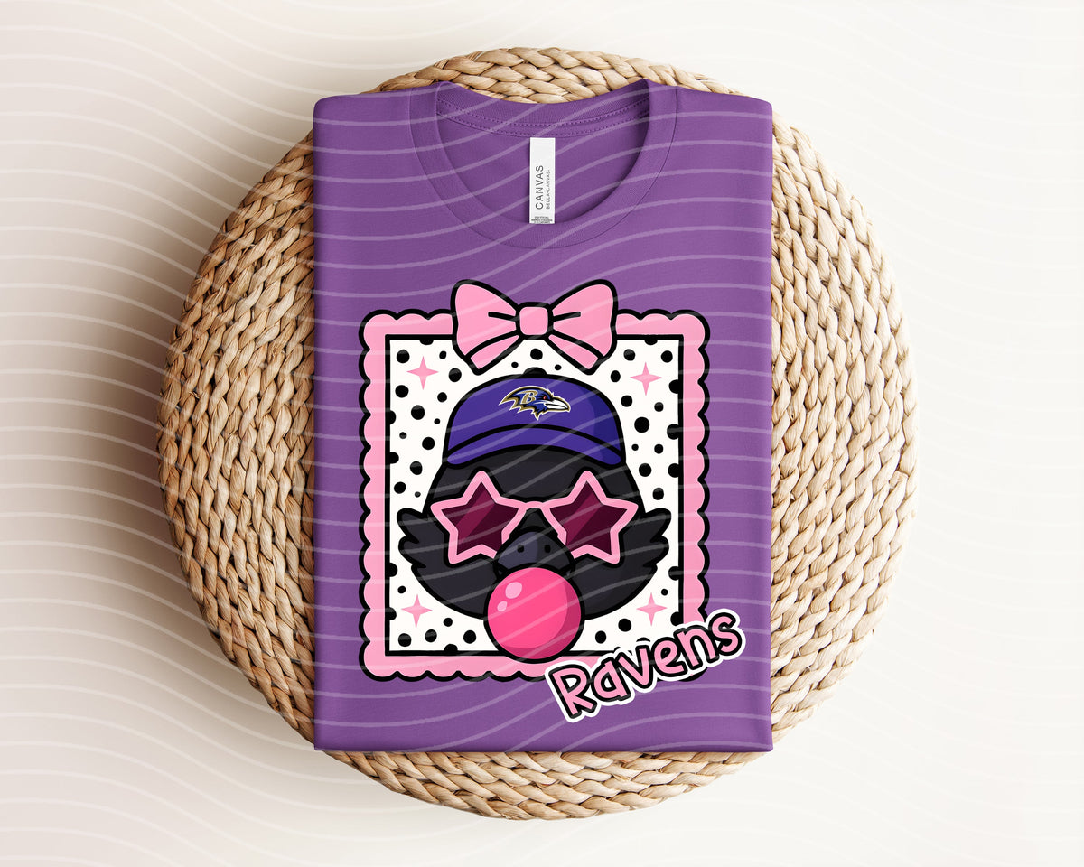 Bubble Ravens Graphic Tee