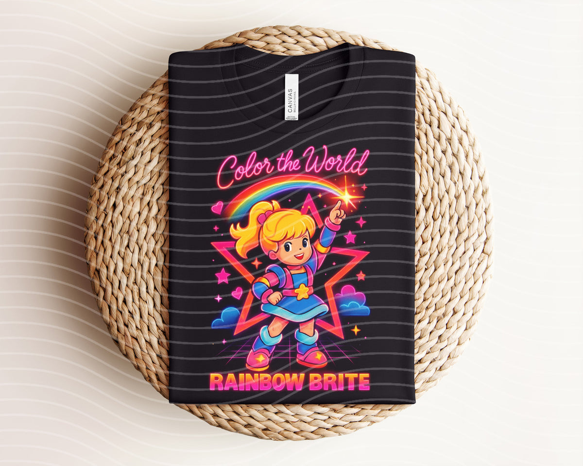 Color the World Neon Graphic Tee
