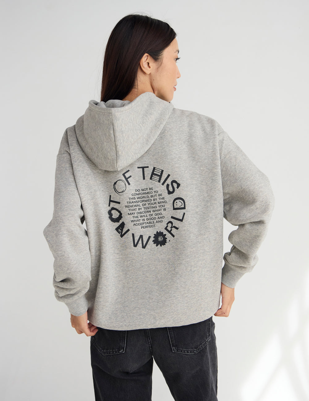 Not of This World Beige Unisex Hoodie