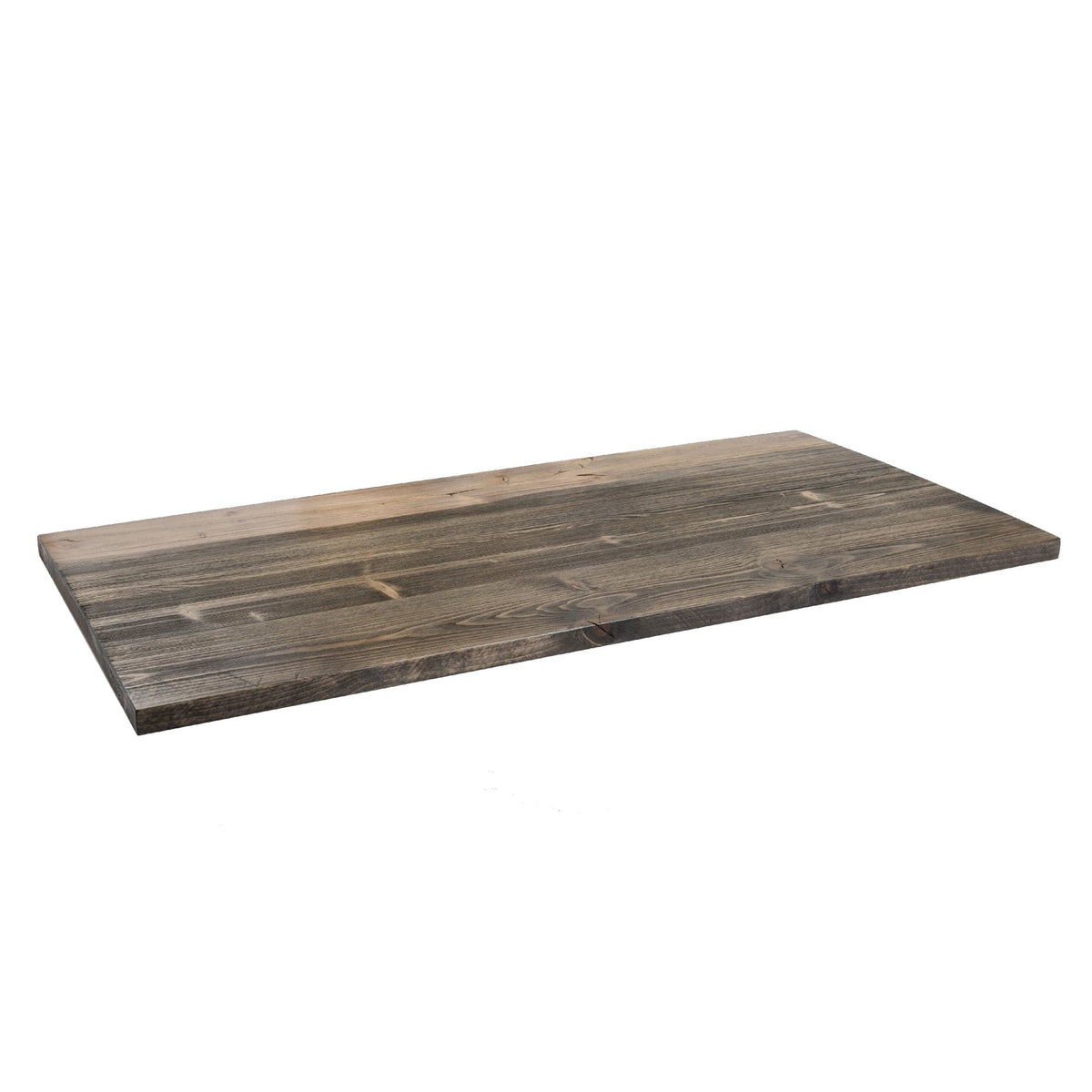 RESTORE Boulder Black Solid Wood Desk Tabletop