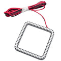 3in Off Road LED Light Square w/Halo Amber - 5776005