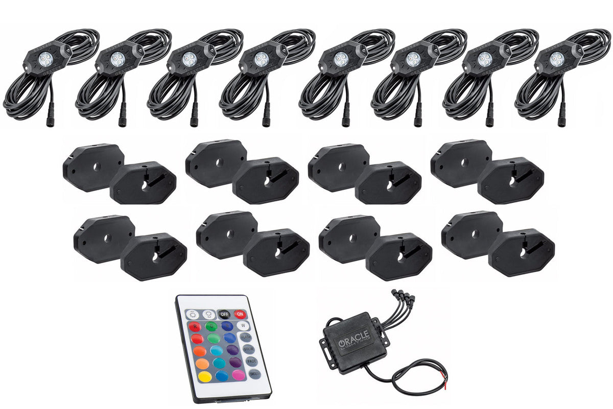 LED Bluetooth + RF Color shift Underbody Rock Kit - 5819333