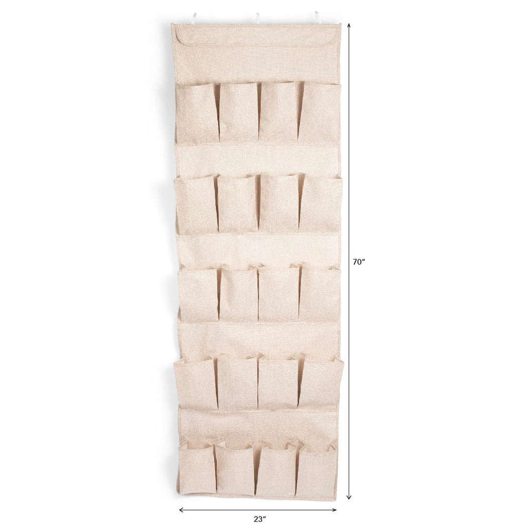 Over-the-Door Shoe Organizer — 20 Pockets