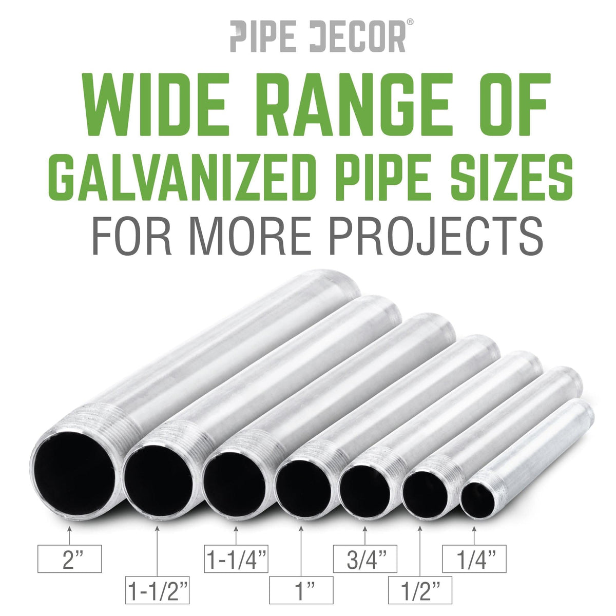 1/2 in. x 36 in. Galvanized Steel Pipe
