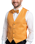 Ferrecci Mens PV200 - Orange with Orange Back Adjustable Vest Set