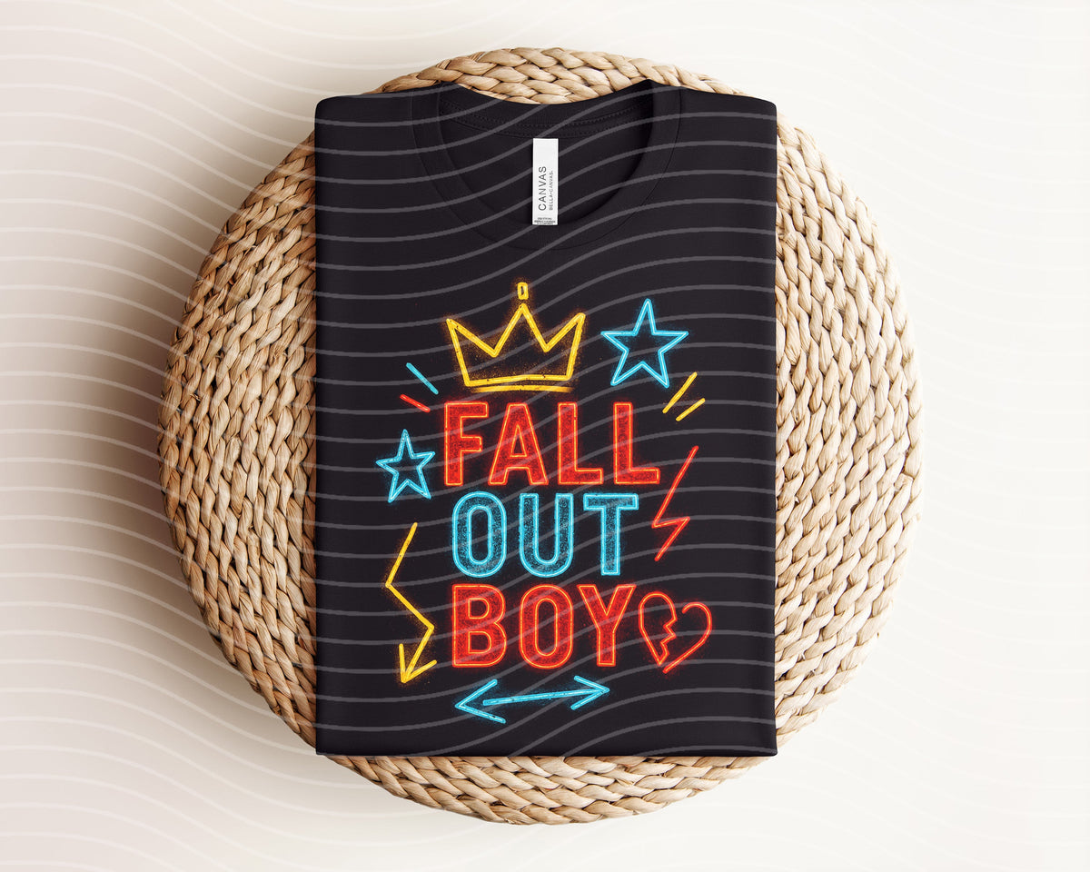 Fall Out Boy Neon Graphic Tee