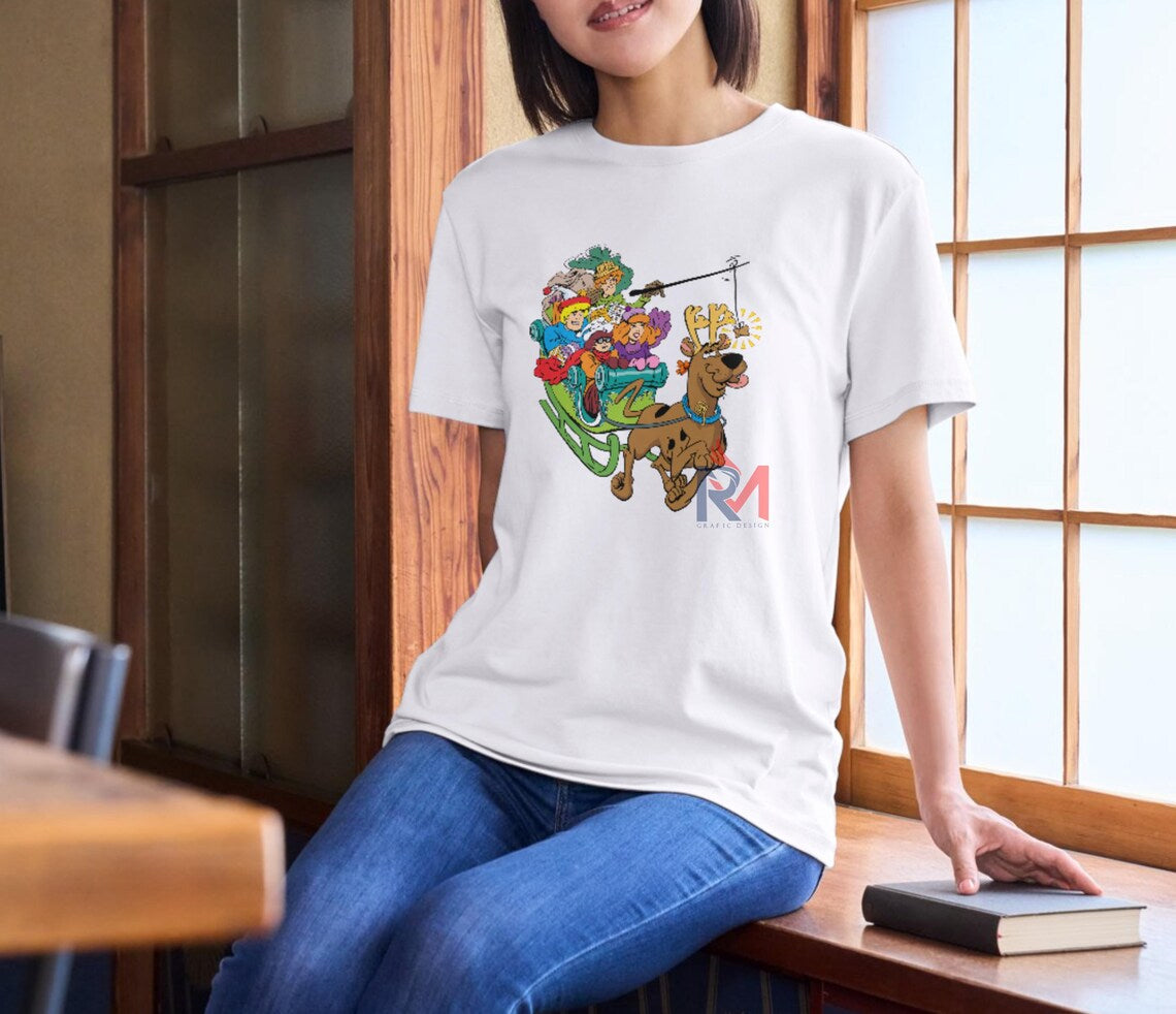Scooby Doo Sleigh Ride Graphic Tee