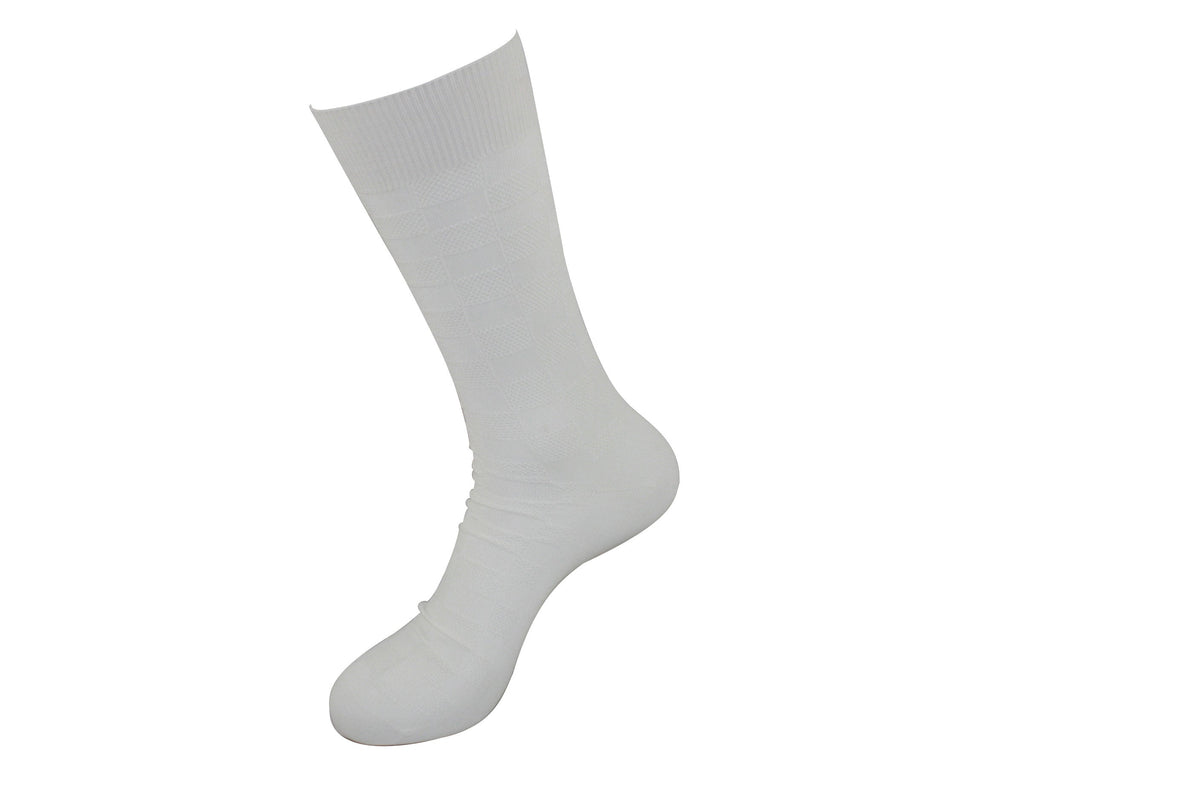 Men's Nylon Socks R15 White