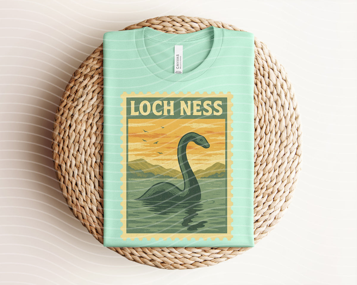 Loch Ness Stamp Graphic Tee