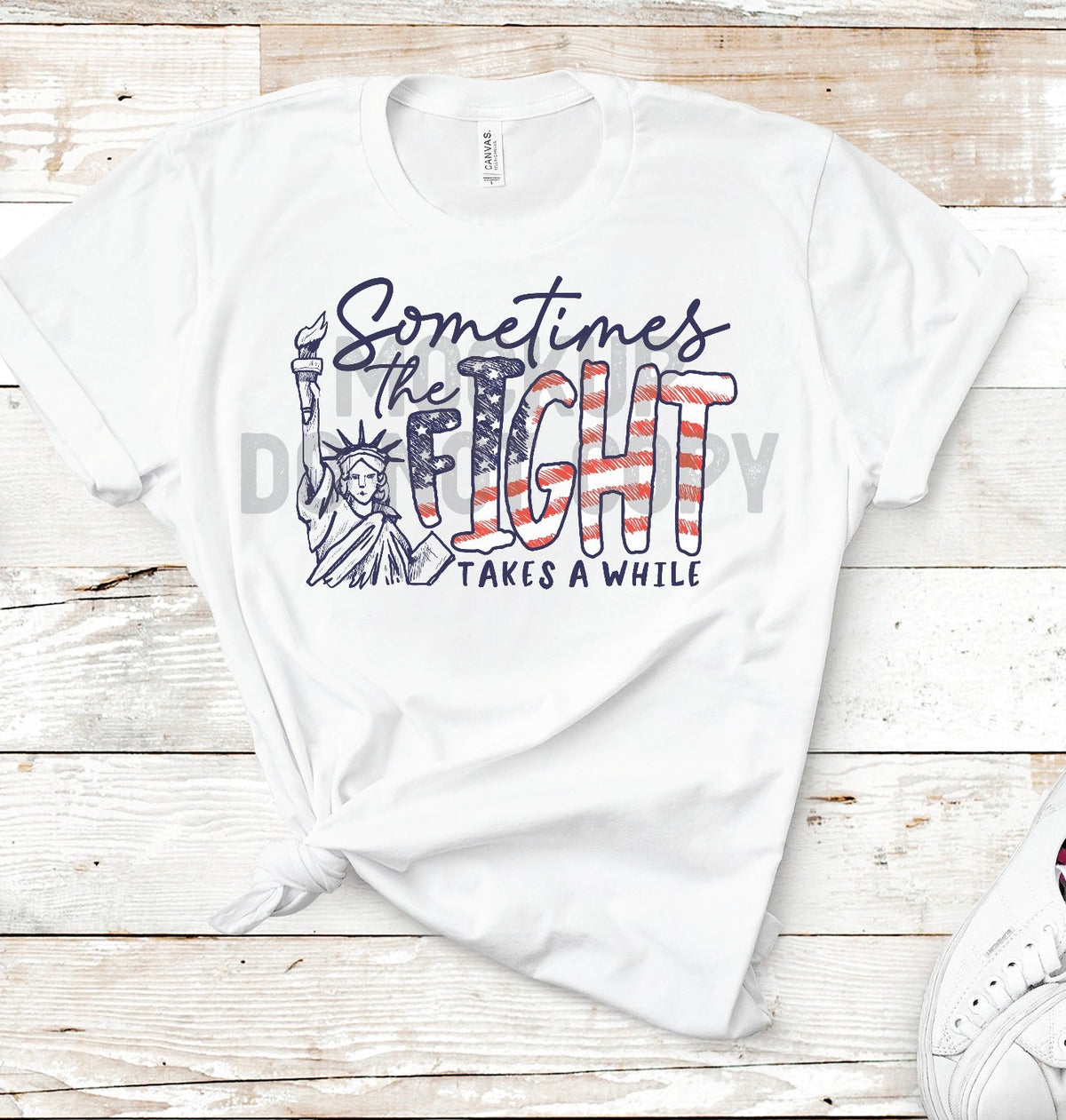 Sometimes the Fight Takes a While Graphic Tee