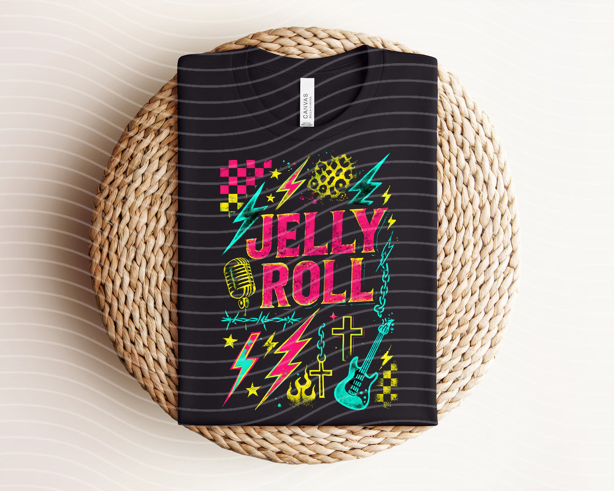 Jelly Roll Neon Graphic Tee