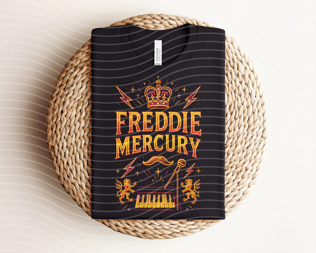 Freddie Mercury Neon Graphic Tee