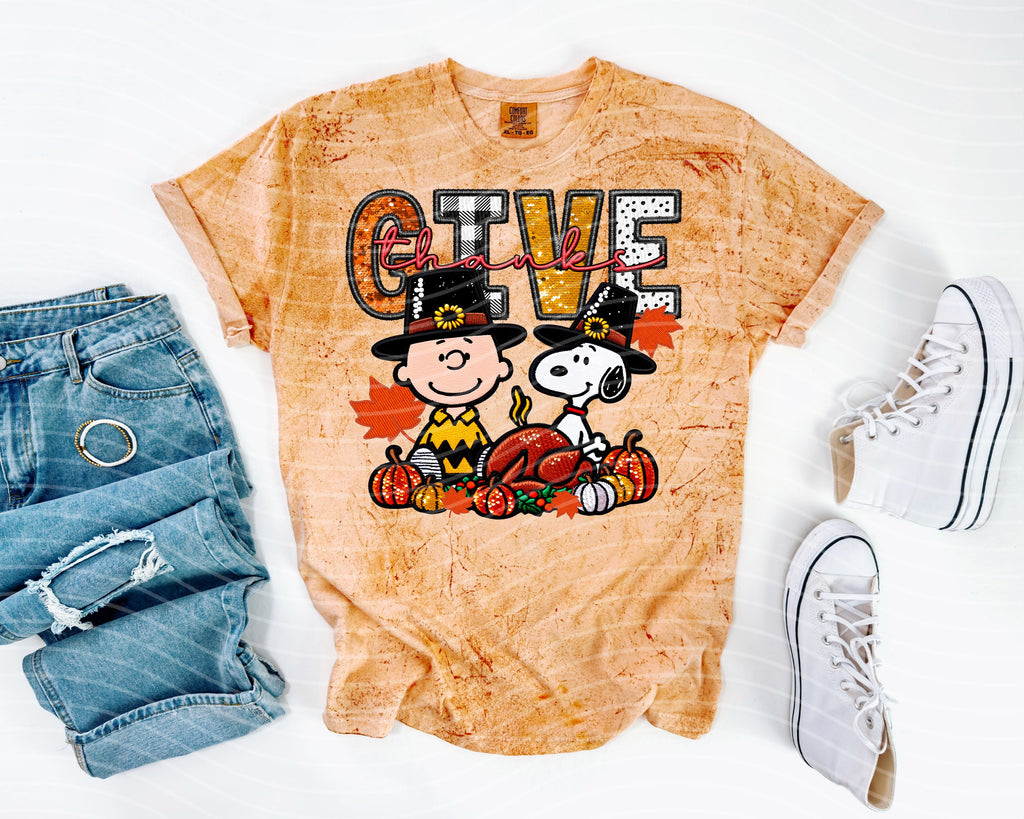 Give Thanks Graphic Tee