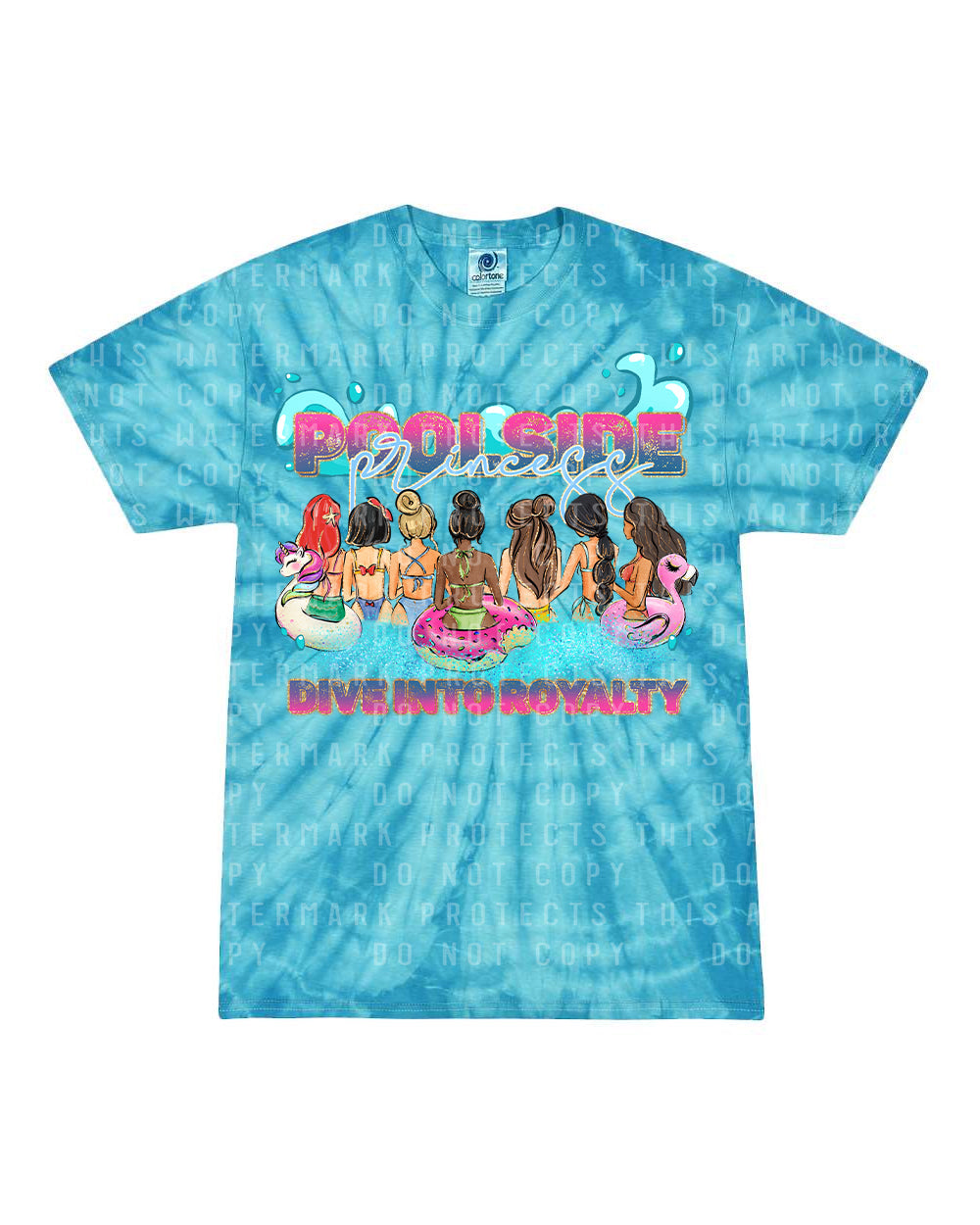 Poolside Princess Graphic Tee
