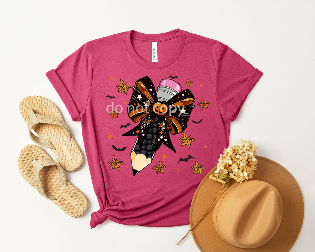 Halloween Pencil Graphic Tee