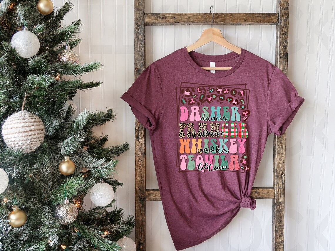 Drunken Reindeer Graphic Tee