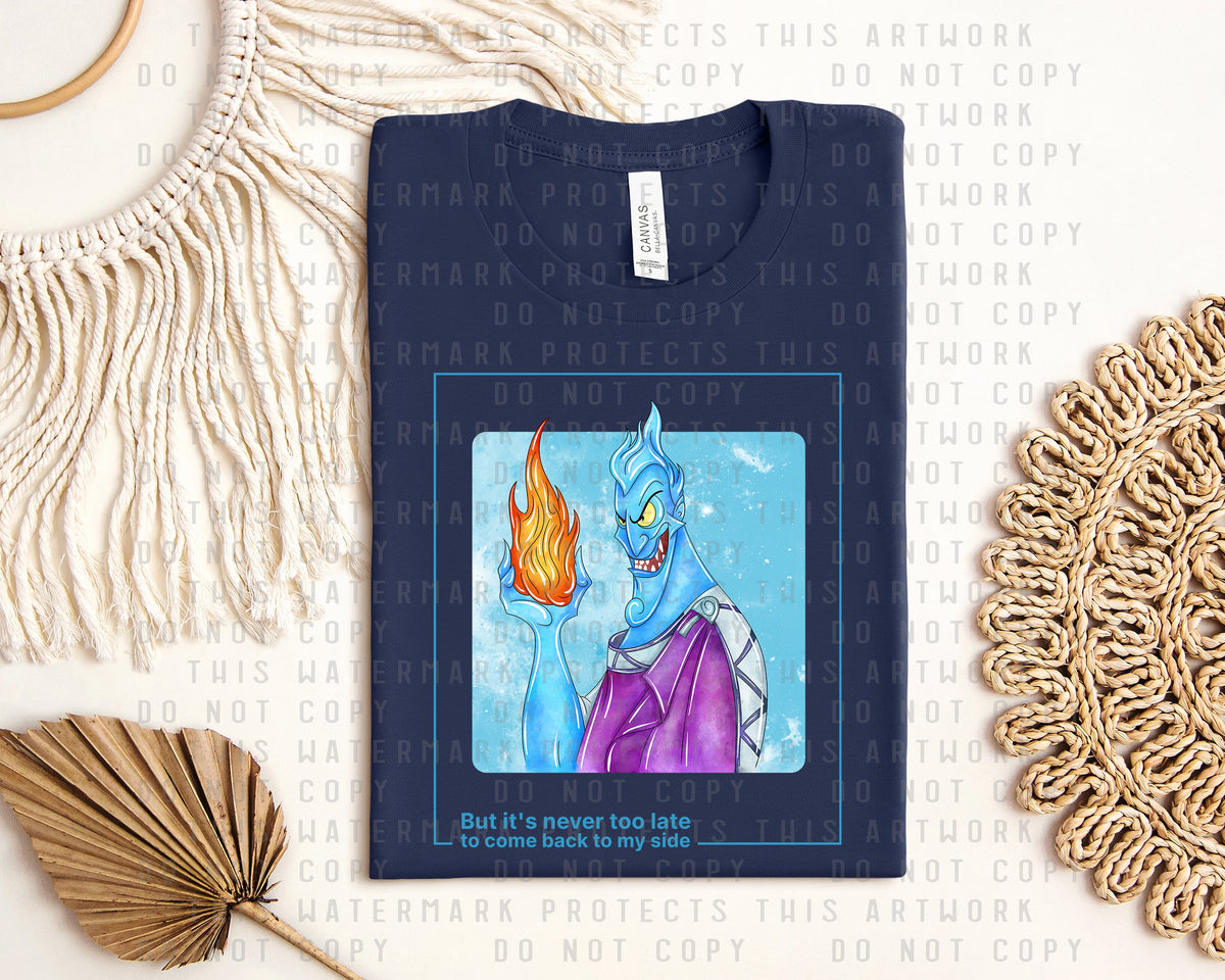 But It's Never Too Late Graphic Tee