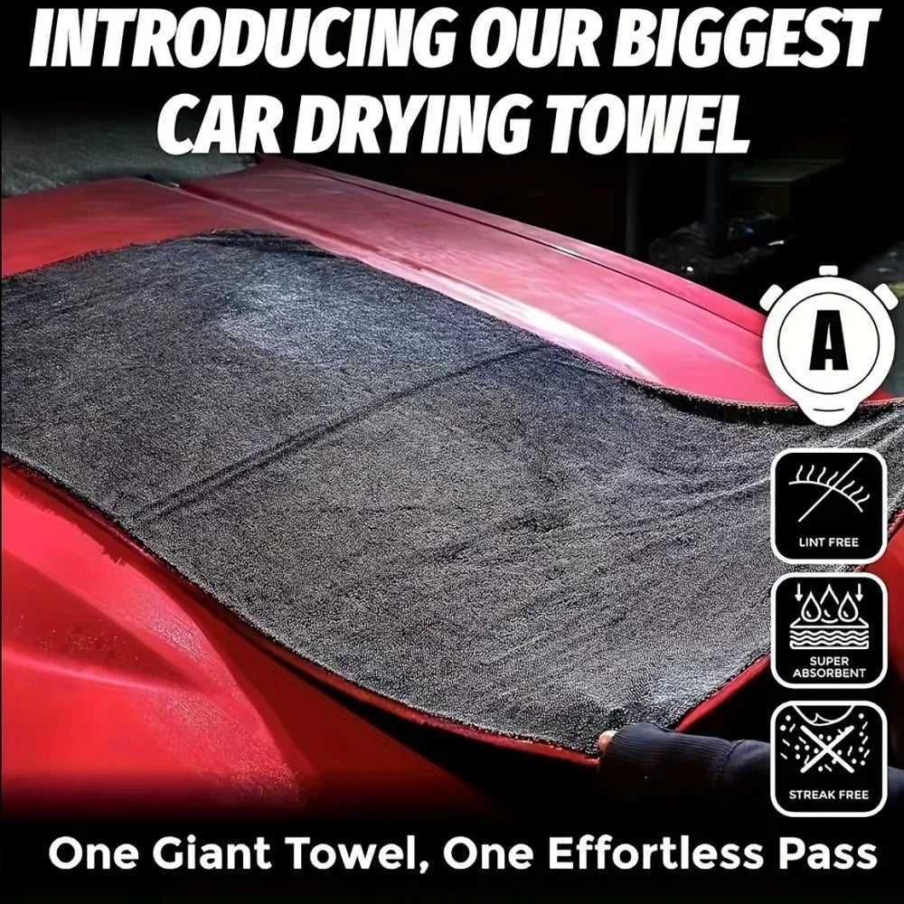Ultra Absorbent Car Towel XXL | Extra Large Microfiber Drying Towel