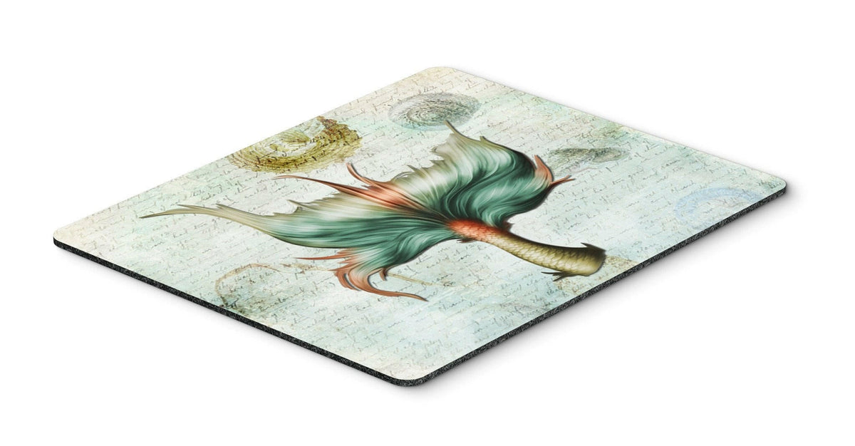 Mermaids and Mermen Mermaid Tail Mouse Pad, Heat Resistant Trivet Hot Pad , Non Slip Rubber Desk Mat, Kitchen Counter Protector, Home Office Decor Gift