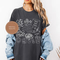 Mental Health Doodle Icons Graphic Tee